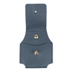 Porta AirPods Chumbo Safiano Pronta Entrega