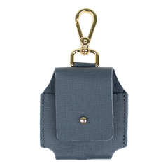 Porta AirPods Chumbo Safiano Pronta Entrega