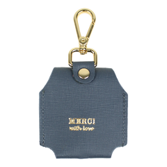 Porta AirPods Chumbo Safiano Pronta Entrega