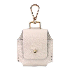 Porta AirPods Off White Liso Pronta Entrega