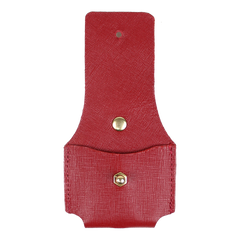 Porta AirPods Vermelho Safiano Pronta Entrega