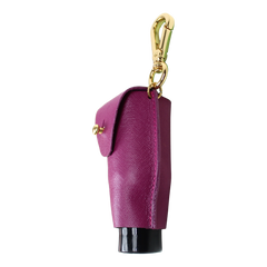 Porta Álcool Gel Envelope Fúcsia Safiano Pronta Entrega