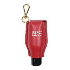 Porta Álcool Gel Envelope Vermelho Safiano Pronta Entrega