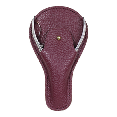 Porta Alicate de Unha Burgundy Liso Pronta Entrega