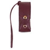 Porta Batom Charm em Couro Personalizado