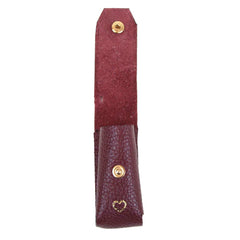 Porta Batom Charm em Couro Personalizado