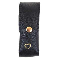 Porta Batom Charm Preto Liso Pronta Entrega