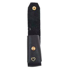 Porta Batom Charm Preto Liso Pronta Entrega