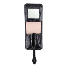 Porta Batom Ester Duo em Couro Personalizada