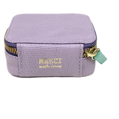 Porta Batom Lilás Lesard com Menta Liso Pronta Entrega