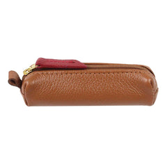 Porta Batom Zíper em Couro Personalizado