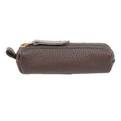Porta Batom Zíper em Couro Personalizado