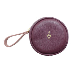 Porta Carregador Burgundy Liso com Rose Liso Pronta Entrega