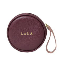 Porta Carregador Burgundy Liso com Rose Liso Pronta Entrega