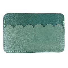 Porta Cartão Babado Esmeralda com Jade Pronta Entrega