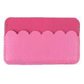 Porta Cartão Babado Pink Prada com Rosa Orquídea Pronta Entrega