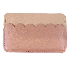 Porta Cartão Babado em Couro Personalizado