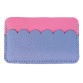 Porta Cartão Babado Rosa Orquídea com Sky Pronta Entrega