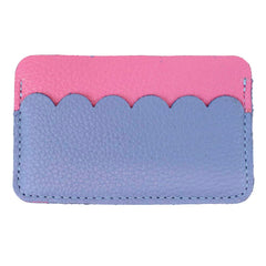 Porta Cartão Babado em Couro Personalizado