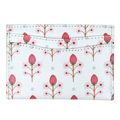 Porta Cartão de Crédito Estampa Blossom Morangos Pronta Entrega