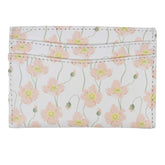 Porta Cartão de Crédito Estampa Flor Rosa Pronta Entrega