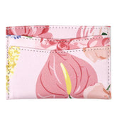 Porta Cartão de Crédito Estampa Peônia Pronta Entrega