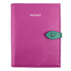 Porta Cartão de Vacina Adulto em Couro Personalizada