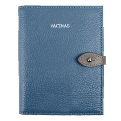 Porta Cartão de Vacina Adulto em Couro Personalizada
