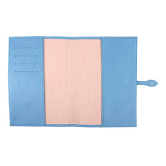 Porta Cartão De Vacina Arco Íris Aqua Liso Pronta Entrega