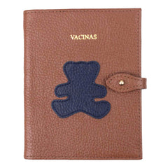 Porta Mini Cartão de Vacina - Modelo Einstein Little Bear em Couro Personalizado