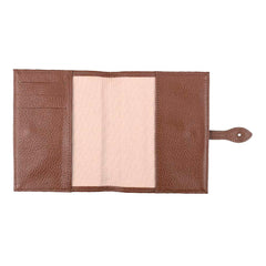 Porta Mini Cartão de Vacina - Modelo Einstein Coruja em Couro Personalizado