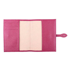 Porta Mini Cartão de Vacina - Modelo Einstein Borboleta Chiclete com Off White Liso e Algodão Doce Liso Pronta Entrega