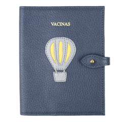 Porta Mini Cartão de Vacina - Modelo Einstein Little Ballon em Couro Personalizado