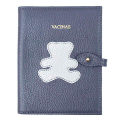 Porta Mini Cartão de Vacina - Modelo Einstein Little Bear em Couro Personalizado