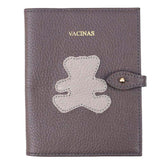Porta Mini Cartão de Vacina - Modelo Einstein Little Bear em Couro Personalizado