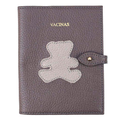 Porta Mini Cartão de Vacina - Modelo Einstein Little Bear em Couro Personalizado