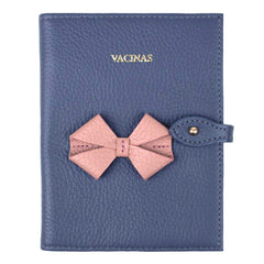 Porta Mini Cartão de Vacina - Modelo Einstein Laço em Couro Personalizado