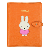 Porta Mini Cartão de Vacina - Modelo Einstein Petit Lapin em Couro Personalizado