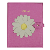 Porta Mini Cartão de Vacina - Modelo Einstein Margarida em Couro Personalizado