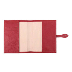 Porta Mini Cartão de Vacina - Modelo Einstein Little Bear Vermelho Liso com Marinho Liso Pronta Entrega