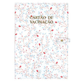 Porta Cartão De Vacina Estampa Blossom Tecido Pronta Entrega