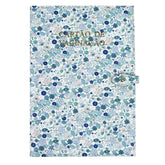 Porta Cartão De Vacina Estampa Liberty Azul Pronta Entrega