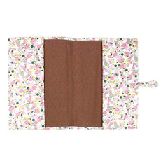 Porta Cartão De Vacina Estampa Liberty Rosa Pronta Entrega