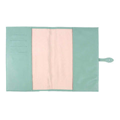 Porta Cartão de Vacina Fadinha Menta Liso com Lilás Liso Pronta Entrega