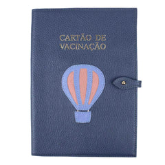 Porta Cartão de Vacina Little Ballon de Couro Personalizado