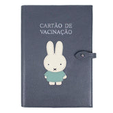 Porta Cartão de Vacina Petit Lapin + Caderneta de Saúde Impressa em Couro Personalizado