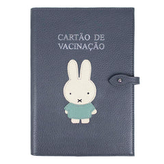 Porta Cartão de Vacina Petit Lapin em Couro Personalizado