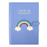 Porta Cartão De Vacina Arco Íris Sky Pronta Entrega