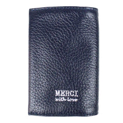 Porta Cartão de Visita Masculino Marinho Liso Pronta Entrega