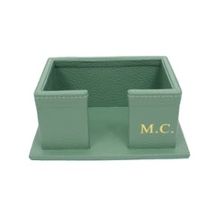 Porta Cartão de Visita Escritório em Couro Personalizado